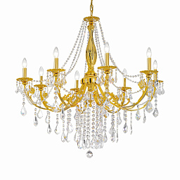 Kolarz PISANI CRYSTAL 1301.88.3.SpT люстра золото 24 карата ø101cm высота 100cm мин. высота 120cm макс. высота 180cm 8 ламп e14