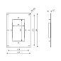 Монтажная пластина Kreon Side In-Line 40 x 100 KR775323 — фото 1
