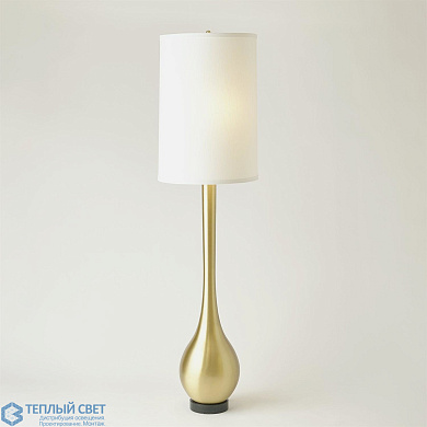 Bulb Floor Lamp-Brushed Brass Global Views торшер