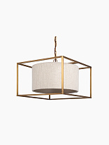 Подвесной светильник Heathfield Derwent Medium Cube — Антикварная латунь