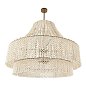 Люстра Arteriors Hannie Large, белёный бук и античная латунь — фото 5
