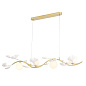 Светильник подвесной Crystal Lux COLIBRI SP4 GOLD — фото 3