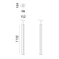 1859000A Artemide Dreispitz 3 Рассеянное излучение - 120 - Вертикальный подвесной светильник — фото 1