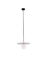 Opal Glass White Marble Sandy Black Base LED G9 1x5 Watt 100-240Volt IP20 Bulb Excluded D: 30 H: 185cm