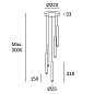 00-8318-60-60 подвесной светильник Leds C4 Candle 5 Bodies Chandelier черный — фото 1
