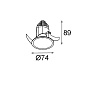 13780009 Modular  Modest Recessed 74 1x IP55 LED встраиваемый точечный светильник — фото 1