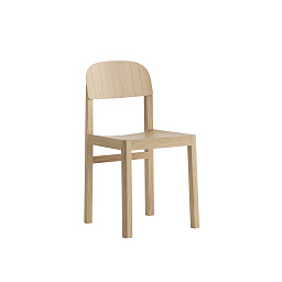 WORCHR01 Muuto Workshop стул деревянный дубовый со спинкой