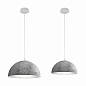 Kolarz CULT A1339.31.Wm.VinAg/50 подвесной светильник матовый белый ø50cm высота 25cm макс. высота 275cm 1 лампа e27 — фото 1