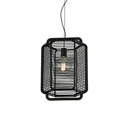 C39013NN ACB Iluminacion Corda подвесная люстра из каната чёрного цвета, каркас открытой формы, IP20