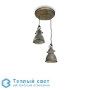 Pendula 3017 - Indoor pendant lamp - Moretti Luce old-nickel