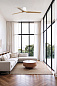 Faro Barcelona HEYWOOD TUB L вентилятор белый/сосна Ø1320 3 лопасти 33838WT — фото 1