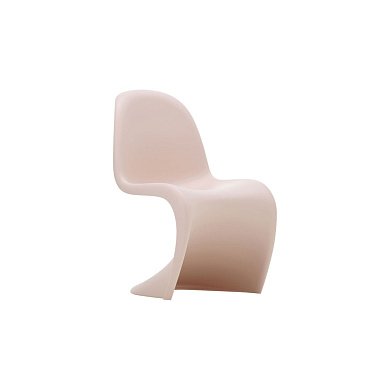 21019607 Panton Vitra Детский стул розовый изогнутой формы