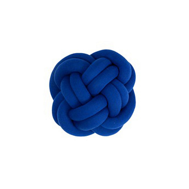 2351-1800 Knot Design House Stockholm Декоративная подушка в виде узла синего цвета