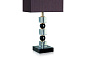 Totem Crystal &amp; Black Table Lamp настольная лампа Dettagli Lights TOTEM-DET-1001