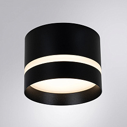 A2265PL-1BK Arte Lamp IMAI накладной потолочный светильник черного цвета с декоративным кольцом