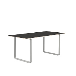 70TAB170A0102 Muuto 7070 стол обеденный линолеум черный серый 85x170 см