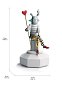 Фарфоровая скульптура влюблённого с красным сердцем The Lover II Lladro, дизайн Jaime Hayon 01007253 — фото 5