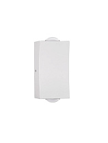 Sandy White Aluminium & Acrylic LED 2x2 Watt 400Lm 3000K 500mA 100-240V Beam Angle 68º IP54 Light Up & Down L: 5 W: 4 H: 9 cm
