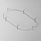 TRX154-2SR-D1200-PT Maytoni Busbar trunkings Flarity Шинопровод накладной/подвесной Платина — фото 4