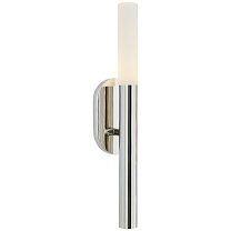Rousseau Small Bath Sconce полированный никель с гравированным кристаллом