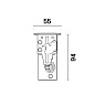 BW35 Linealuce iGuzzini Mini Linear Recessed Luminaire - Warm White LEDs - 48Vdc DALI - L=1609mm - Wall Grazing Optic