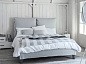 Beds Кровать со съемным покрывалом с высоким изголовьем Gervasoni — фото 1