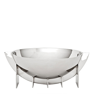 107943 Bowl Bismarck nickel finish лоток Eichholtz