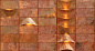 14-1801 Quasar Lum PANEL COPPER WITH LIGHTUNIT Накладное бра медный — фото 4