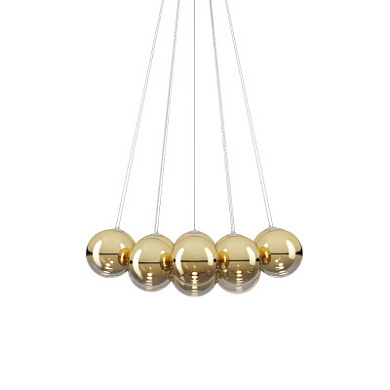 22123 5027 Lodes Random Cloud 14 Luci 23cm дизайнерская люстра с рассеивателем 14 золотой