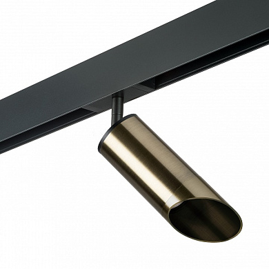 трековый светильник с цилиндрическим корпусом