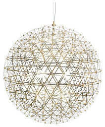 9027-89 Gold Loft It Raimond подвесной светильник с шарообразным плафоном золотой
