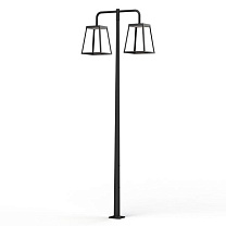 Lampiok 4 N° 5; Satin-finish PMMA Built-in LED 3000°K warm white 2x36W DALI; Dark black