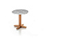 Jeko Садовый столик из мелиорированного дерева и мрамора Gervasoni