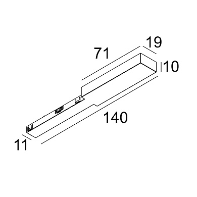 SL19 - SUPPLY 48V B черный Delta Light ILP