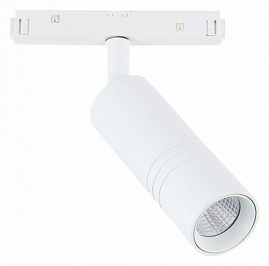 светильник для магнитного трека с цилиндрическим корпусом белого цвета 23 мм 48V
