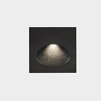 Recessed wall lighting IP65 Bat Square Oval LED 2.2W 2700K Urban grey 24lm