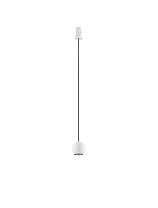 Sandy White Aluminium LED 7Watt 48Vdc 455Lm IP20 2700K D:5.5 H:200 cm