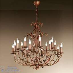 5098/16 MM lampadari Barocco люстра с множеством рожков и декоративными элементами в стиле барокко