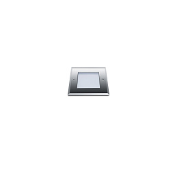 Грунтовый проходной светильник Simes Microzip квадратный Comfort S.8819