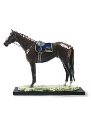 01009184 Lladro Deep Impact фарфоровая скульптура скакового коня