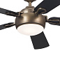 60" Humble 5 Blade LED Indoor Ceiling Fan Character Bronze люстра-вентилятор 300415CHZ Kichler — фото 1