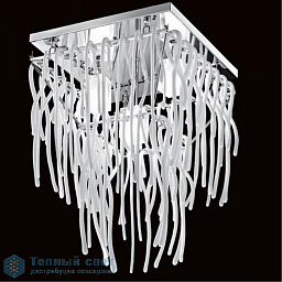 5099/3PL Cremasco Medusa потолочная люстра с множеством подвесных стеклянных лент в декоративном каркасе