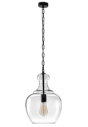 CONSTANCIA SP1 BROWN Crystal Lux CONSTANCIA подвесной светильник с прозрачным стеклянным плафоном и металлическим цоколем