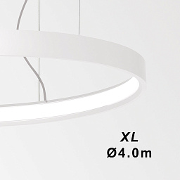 SUPERLOOP HC 400 SBL 930 W Delta Light SUPERLOOP белый подвесной потолочный светильник