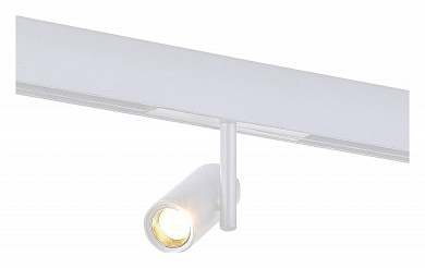 магнитный трековый светильник с цилиндрическим белым корпусом для магнитного трека 48V