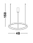 9853681 PERTINO Novaluce светильник LED 38Вт 230В 2280Lm 3000K IP20