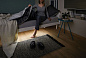 70955 YourLED Night Comfort Set 1 m warm white Bed light with motion sensor  Аксессуары для светодиодов Paulmann — фото 4
