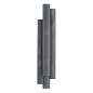 Уличный настенный светильник Arteriors Punch Oversized Outdoor, состаренный графит — фото 4