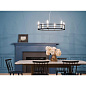 Rosalind 33.25" 6 Light Chandelier Black люстра 52490BK Kichler — фото 4