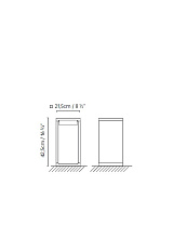 FRAME S LED WHITE; FRAME S LED BRONZE LED 16,6W 1350lm 2700K 25 x 59 x 25 cm; FRAME S LED GREY CRI≥90 230V DIM PHASE CUT VOL 0,034 m³; FRAME S LED CORTEN